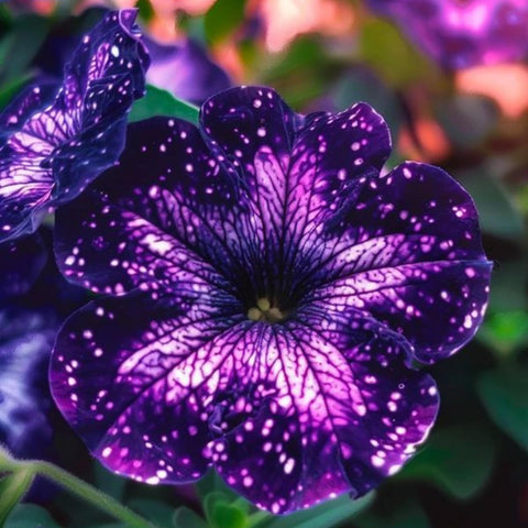 Wivolibe petunia seeds on a sunny container for vibrant color.