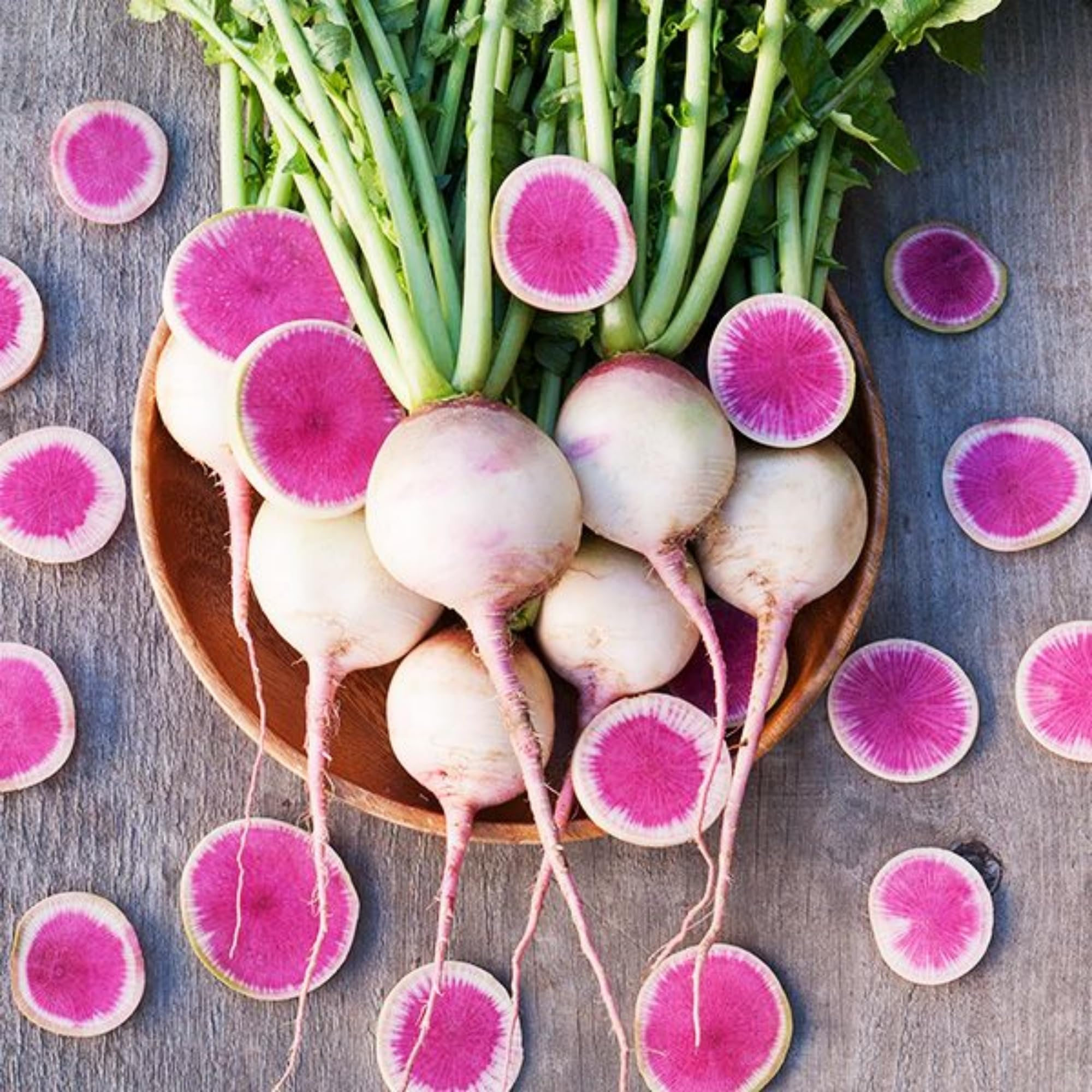 Wivolibe Daikon radish seeds pack visual assortment for versatile home planting.