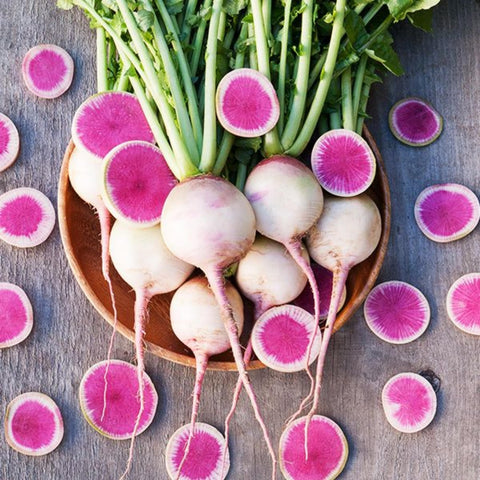 Wivolibe Daikon radish seeds pack visual assortment for versatile home planting.