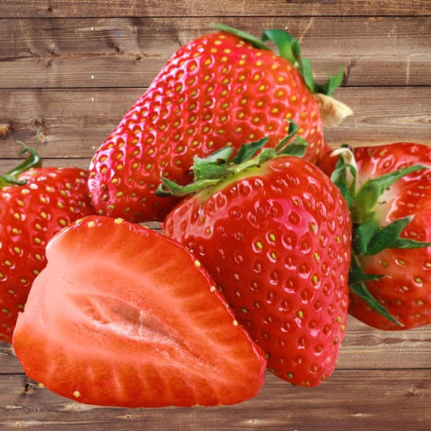 Wivolibe strawberry seeds close-up highlights vibrant red seeds for planting.