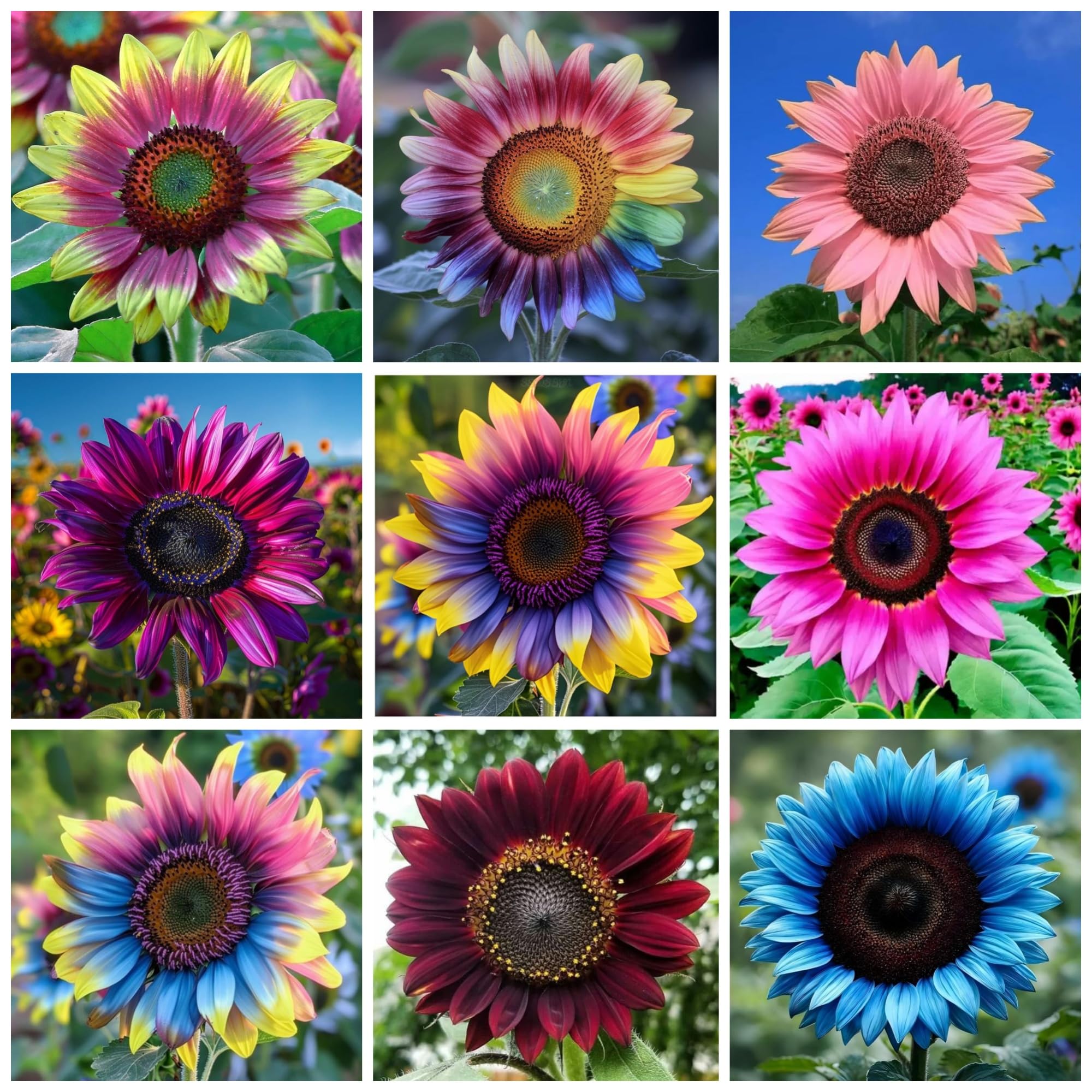Wivolibe Teddy Bear sunflower seeds pack for compact container gardens.