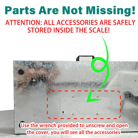 Wixeeua scale with anti-slip surface ensures secure weighing for big animals.