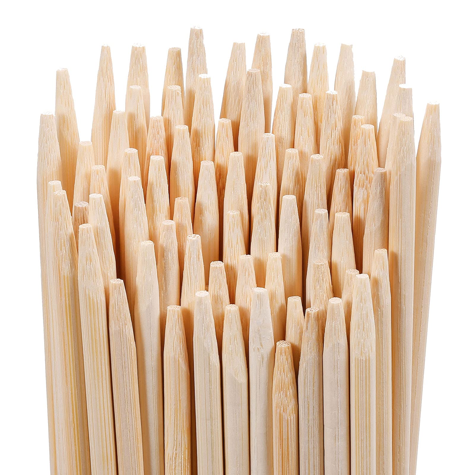 WixiTool disposable bamboo skewers burn cleanly and simplify cleanup.