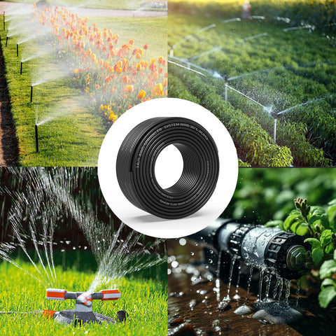 WJRZA Easy-to-handle irrigation wire—flexible, cuttable, and securely connected to controls.