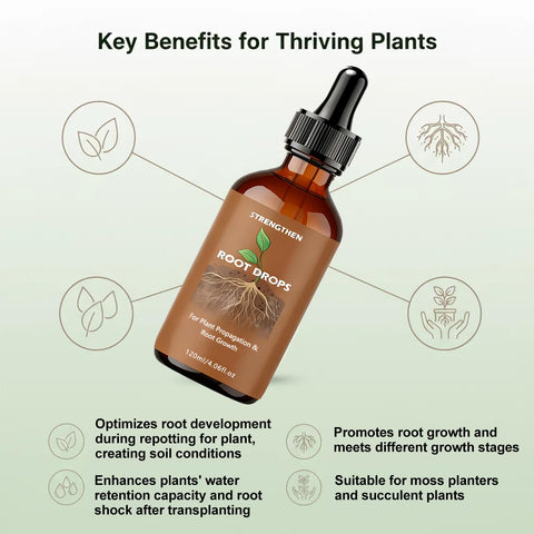 WJunHua Root Drops application dropper ready to nourish roots during propagation.