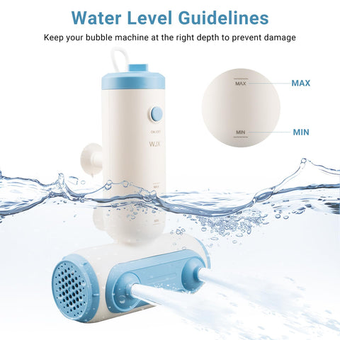 WJX jet mode offers invigorating hydro massage for tension relief.