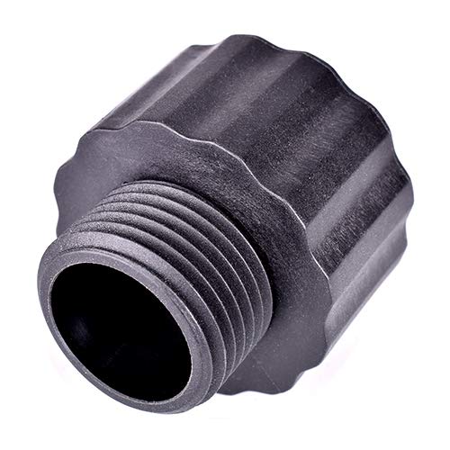 WKUP F003 NPT female to 3/4 GHT adapter with rubber washer for reliable seals.