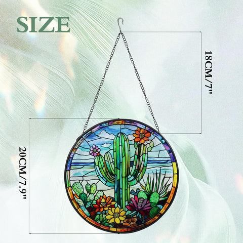 Wkyqes Arizona cactus decor for indoor and outdoor spaces with sunlit glow.