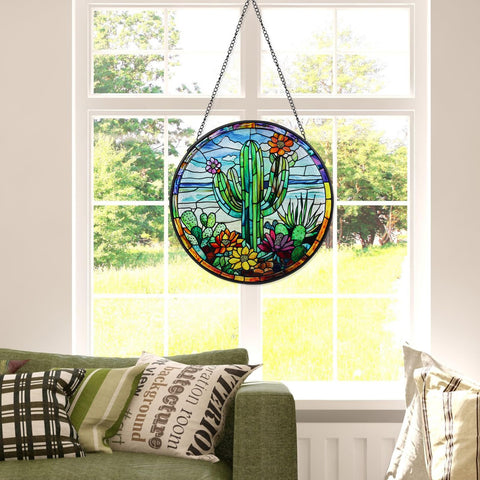 Wkyqes handcrafted glass ornament enhances homes, cafes, and storefront displays with color.