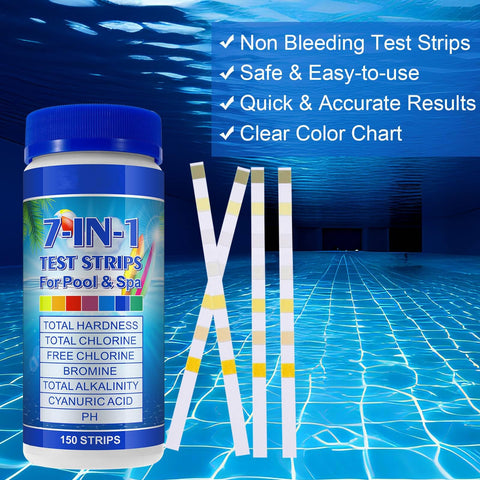 WLCTJIAYOU pool test strips 7-in-1 quick-result speeds maintenance