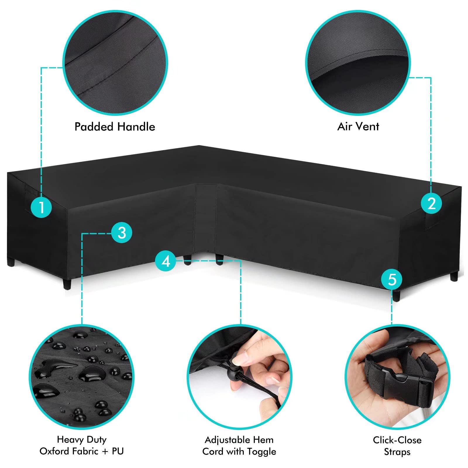 WLEAFJ air vent reduces condensation for better airflow.