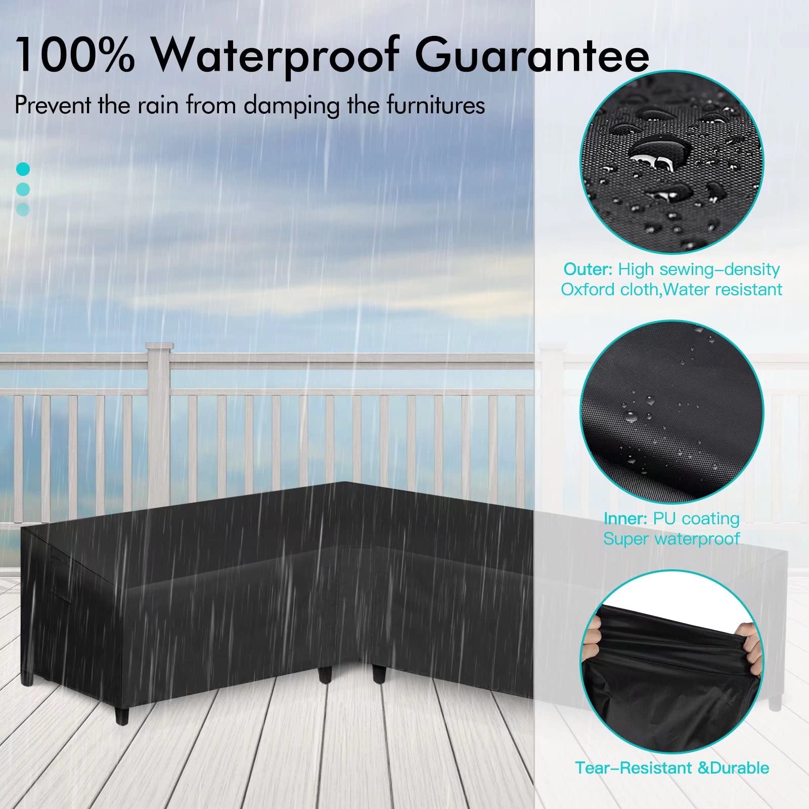 WLEAFJ padded handles enable easy installation.