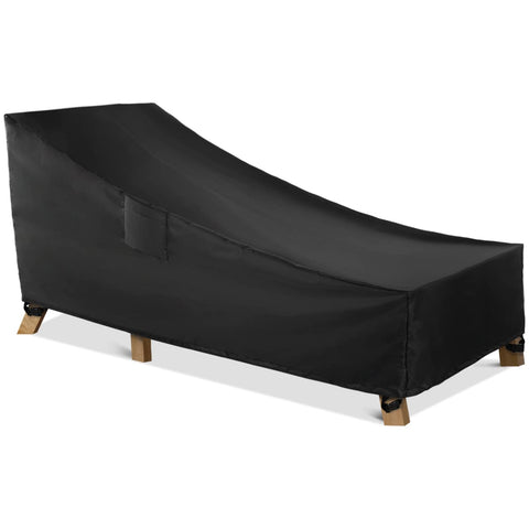 WLEAFJ patio chaise cover waterproof fabric protects against rain