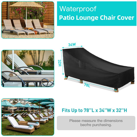 WLEAFJ cover with windproof straps stays secure during storms