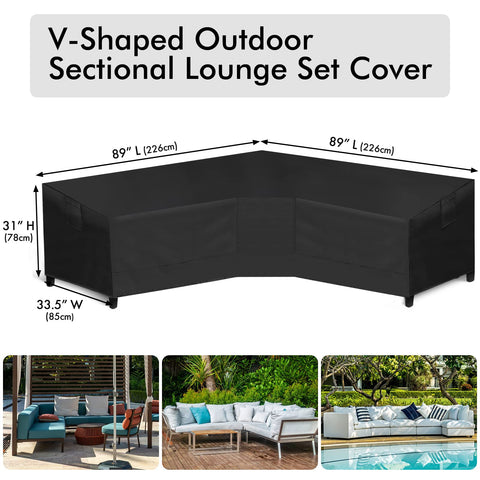 WLEAFJ sofa cover strap system, secure in windy conditions and quick removal.
