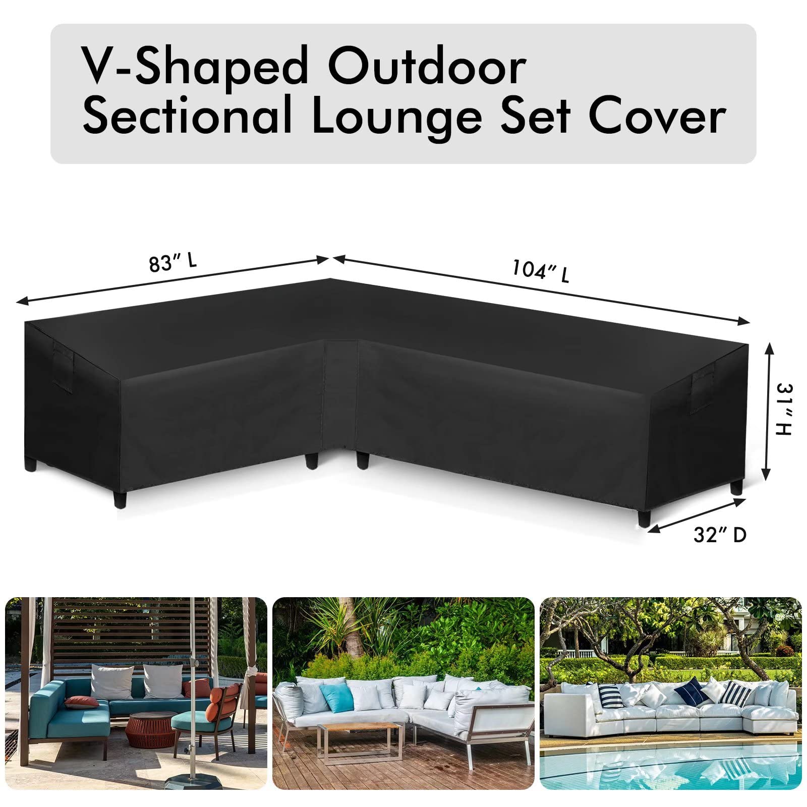 WLEAFJ waterproof oxford fabric coating keeps cushions dry outdoors.