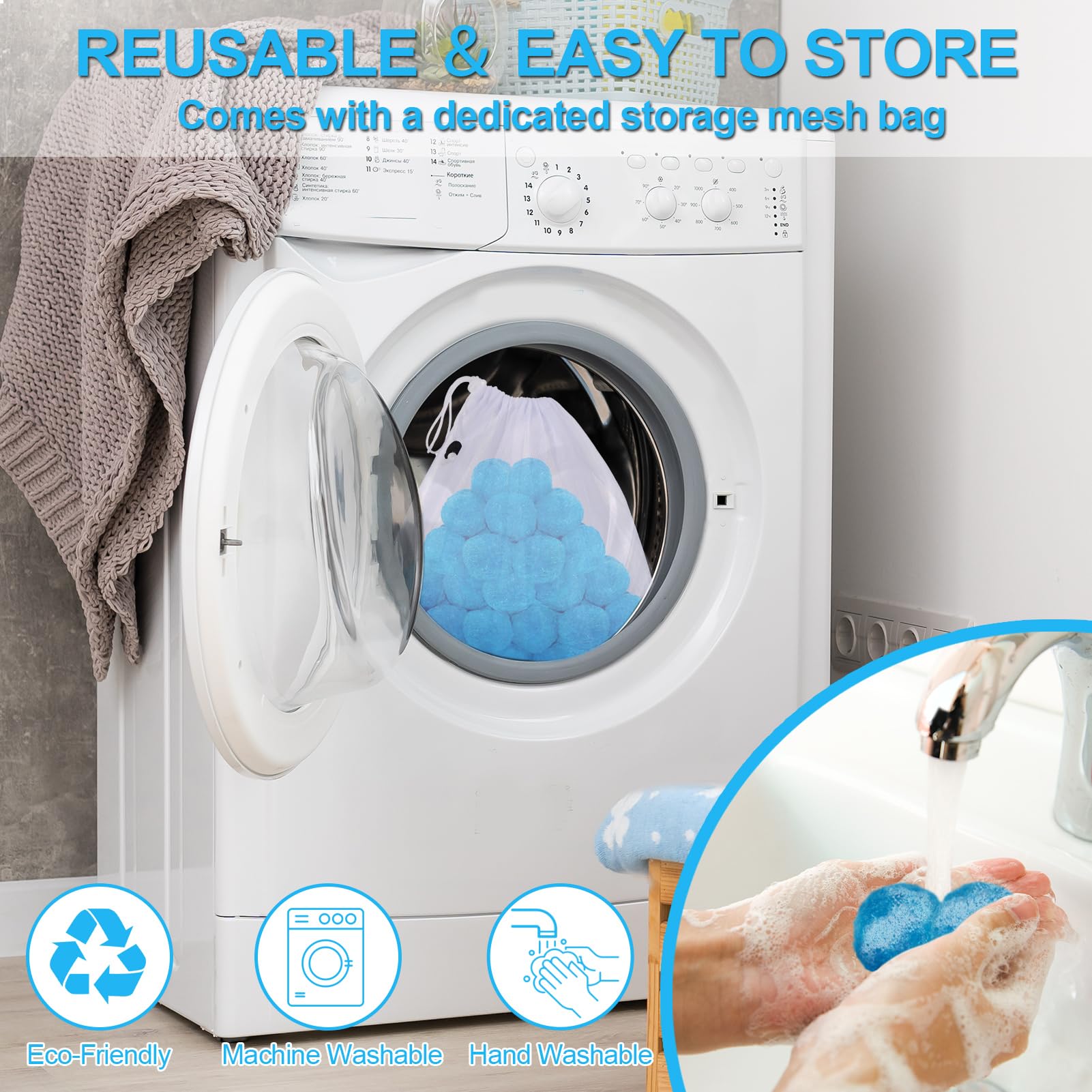 WLLEYAY filter balls eco friendly polyester fiber reduces environmental impact in pool care