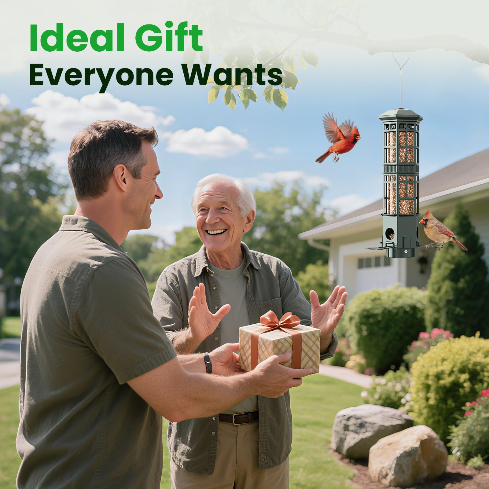 WLNYUGS green finish adds garden decor and eco-friendly gifting