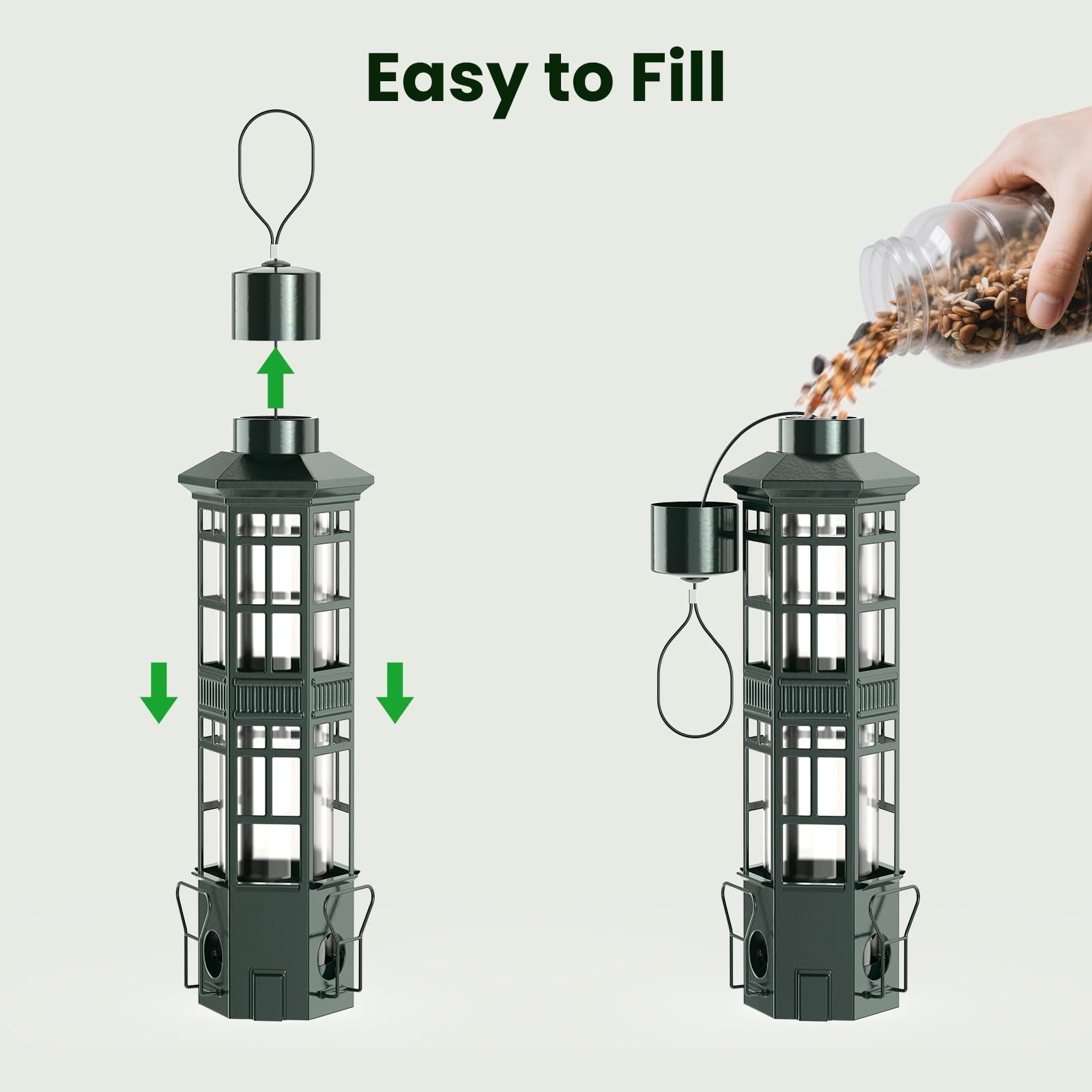 WLNYUGS one-touch lid refilling in seconds for convenience