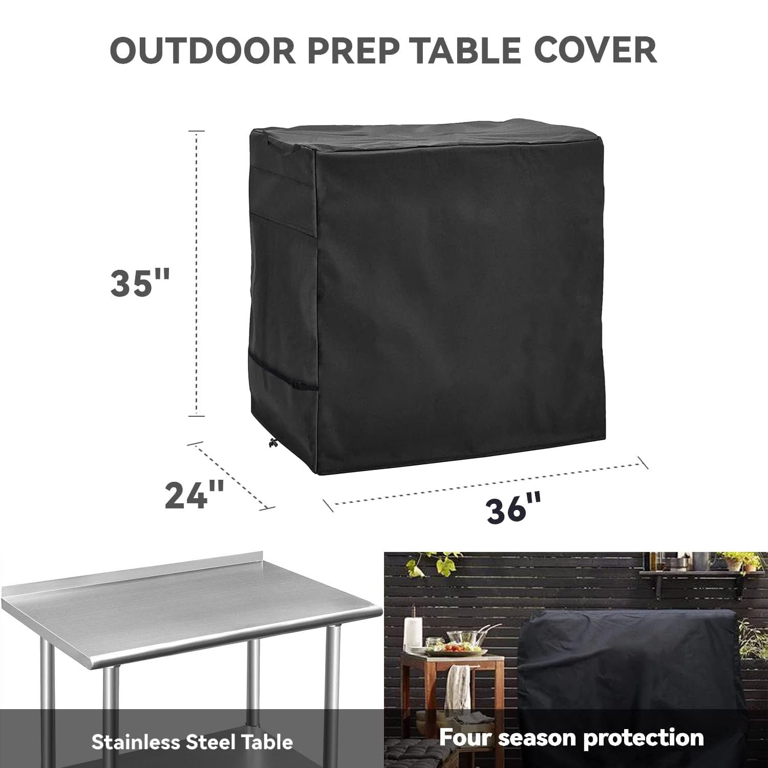 Wnanan cover with handles for easy on/off fitting