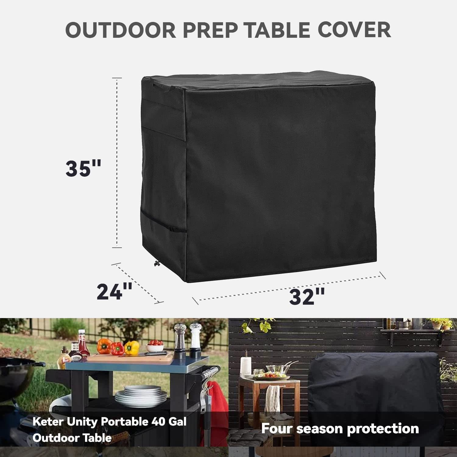 Wnanan waterproof fabric cover highlights weather resistance for outdoor use.