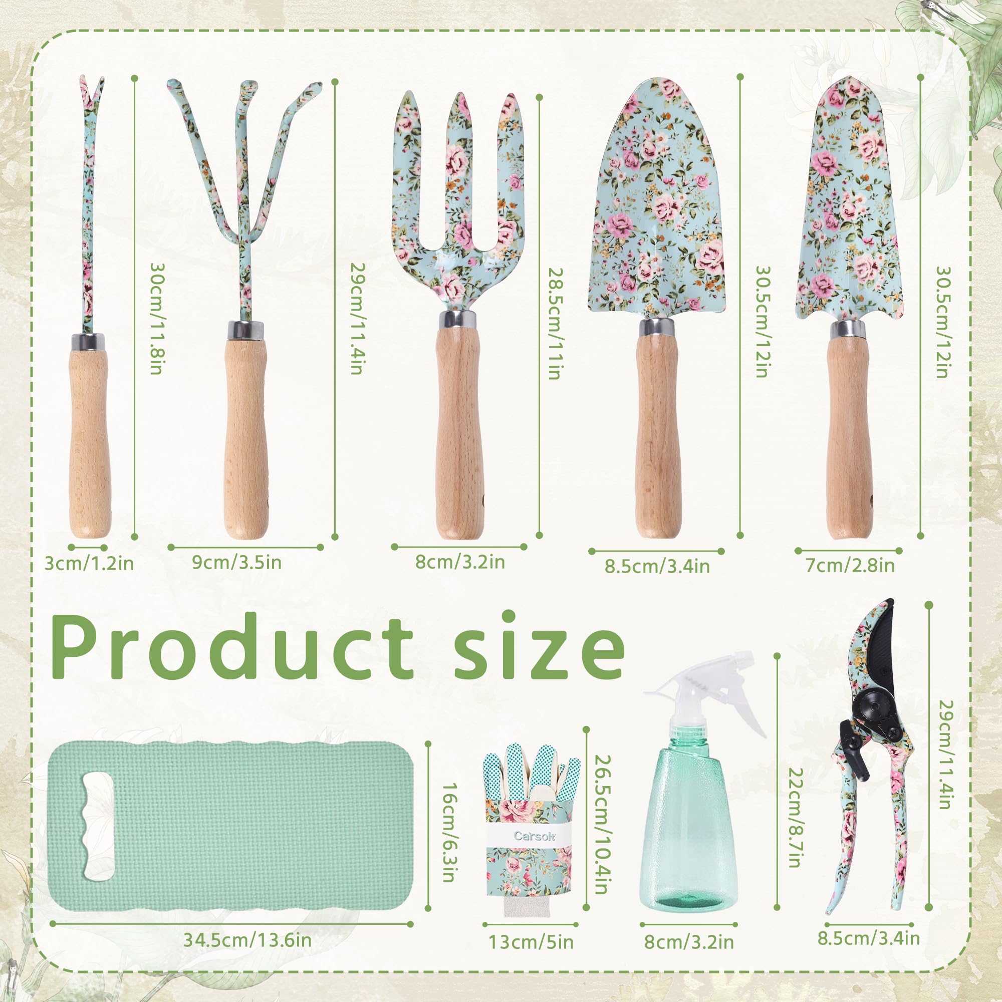 WNJ floral garden trowel for effortless digging and accuracy