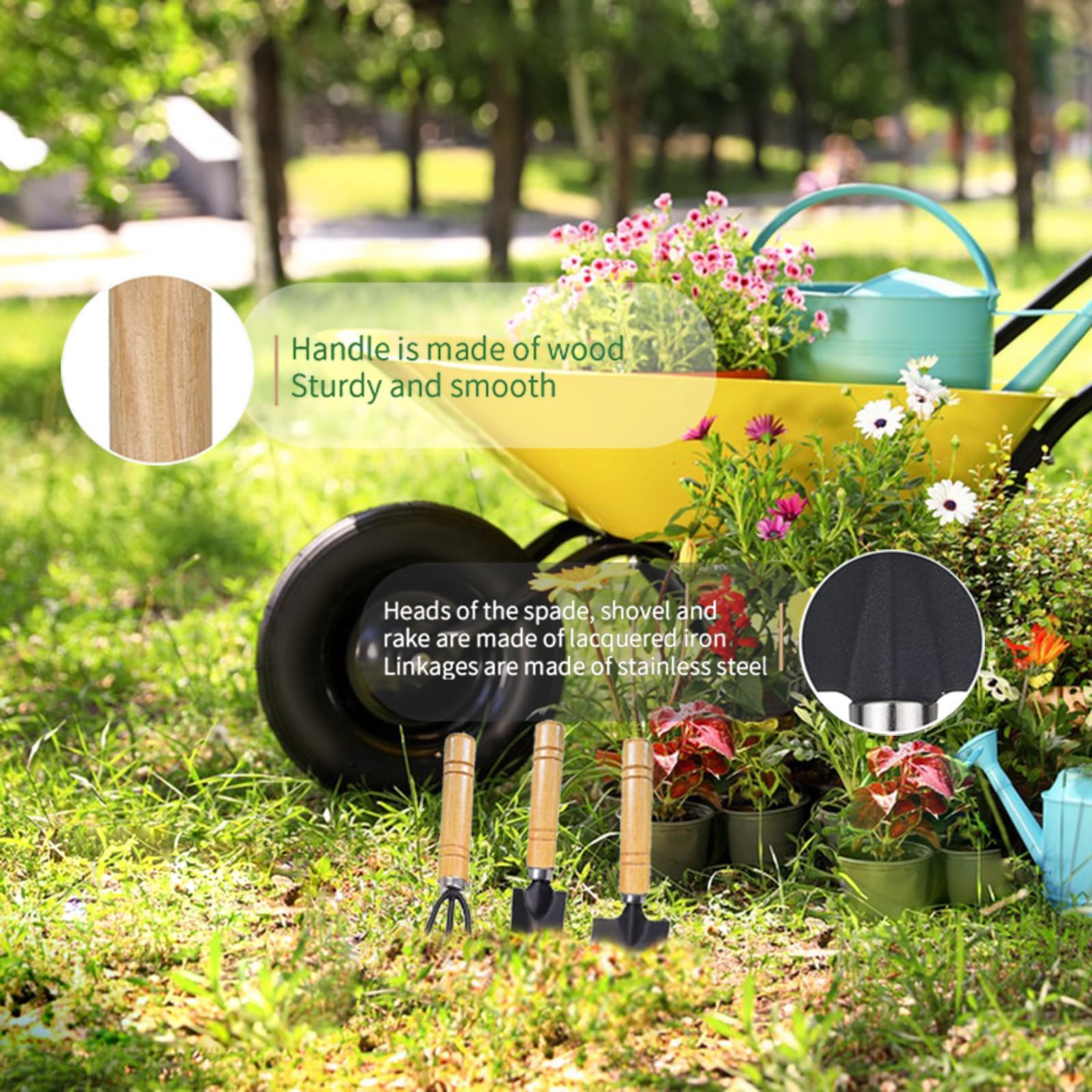 WNJ plastic bucket shovel for sturdy digging and potting