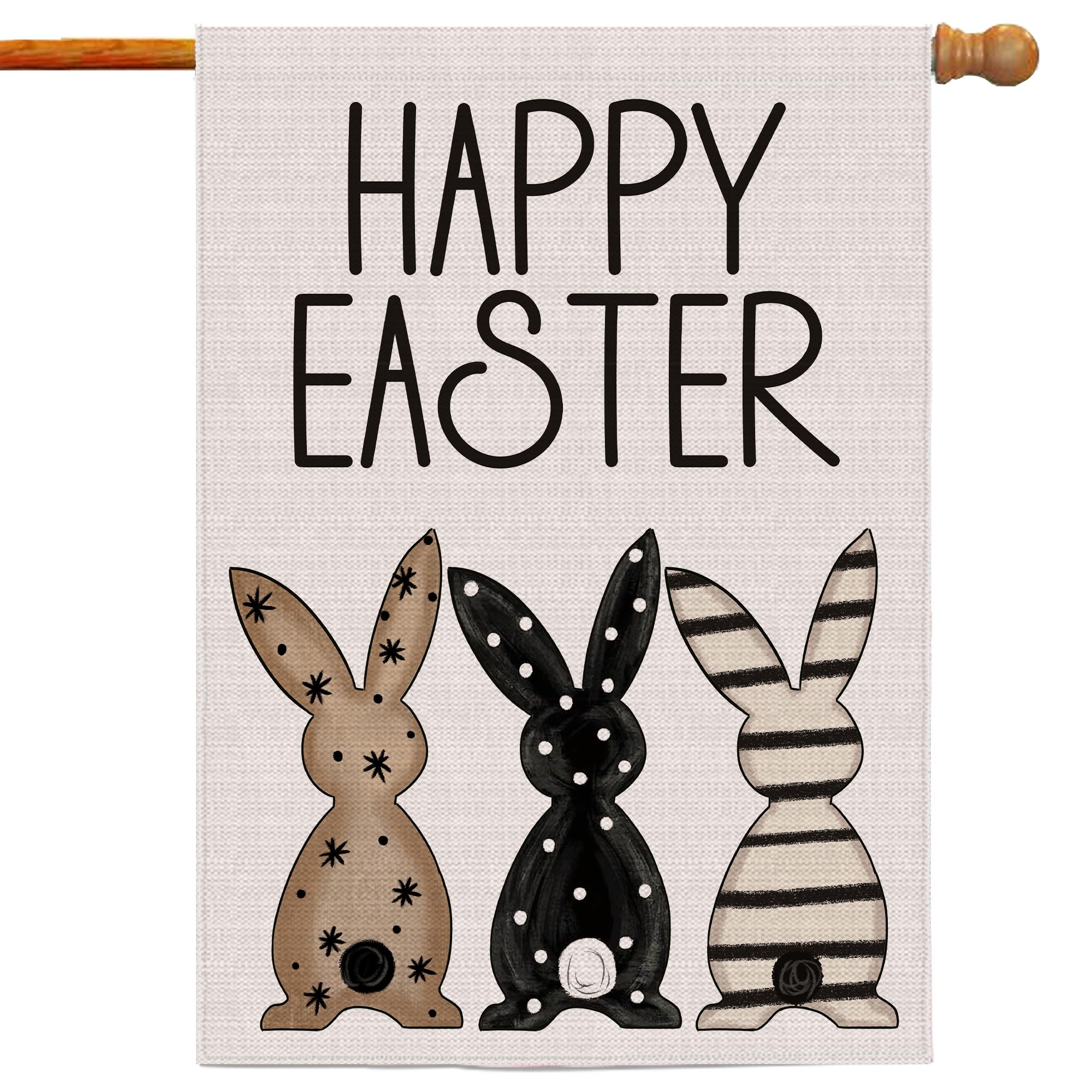 Woaoce Easter flag 28x40 outdoor double-sided welcomes guests from both sides