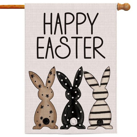 Woaoce Easter flag 28x40 outdoor double-sided welcomes guests from both sides