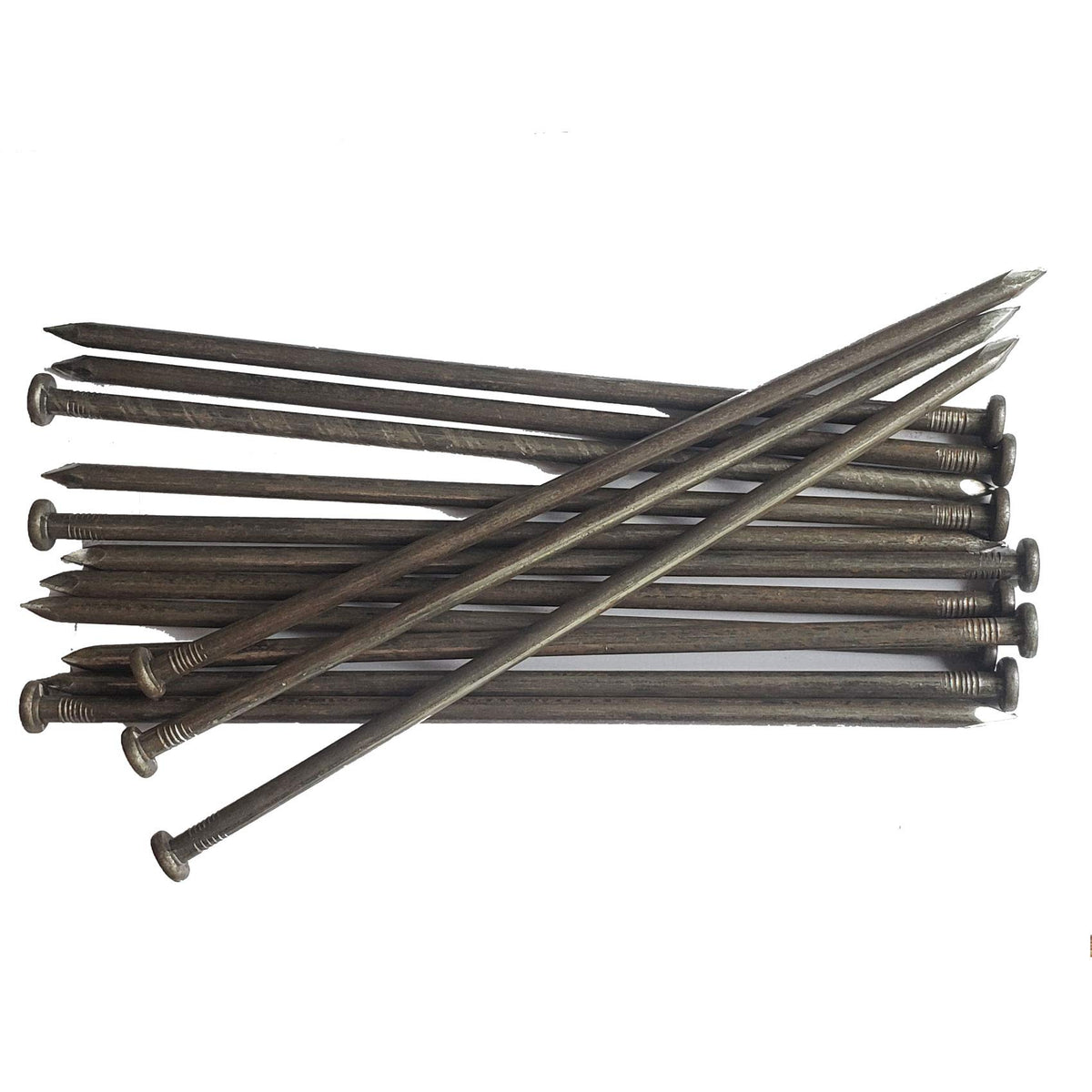 WOCHOLL landscape stakes 10-inch metal anchors securing turf and pavers for a clean edge