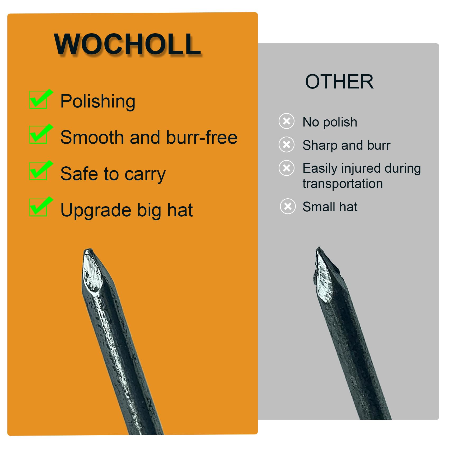 WOCHOLL paver edging spikes stabilize borders for a neat, durable finish