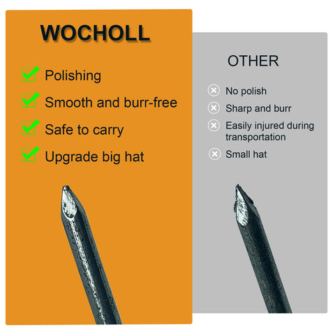 WOCHOLL paver edging spikes stabilize borders for a neat, durable finish