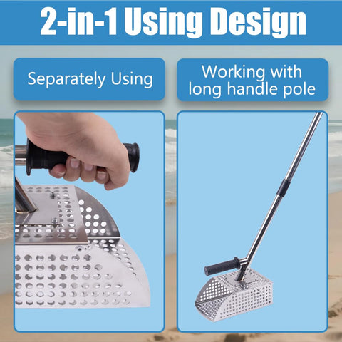 WodGod long-handle scoop extension for comfortable standing digs