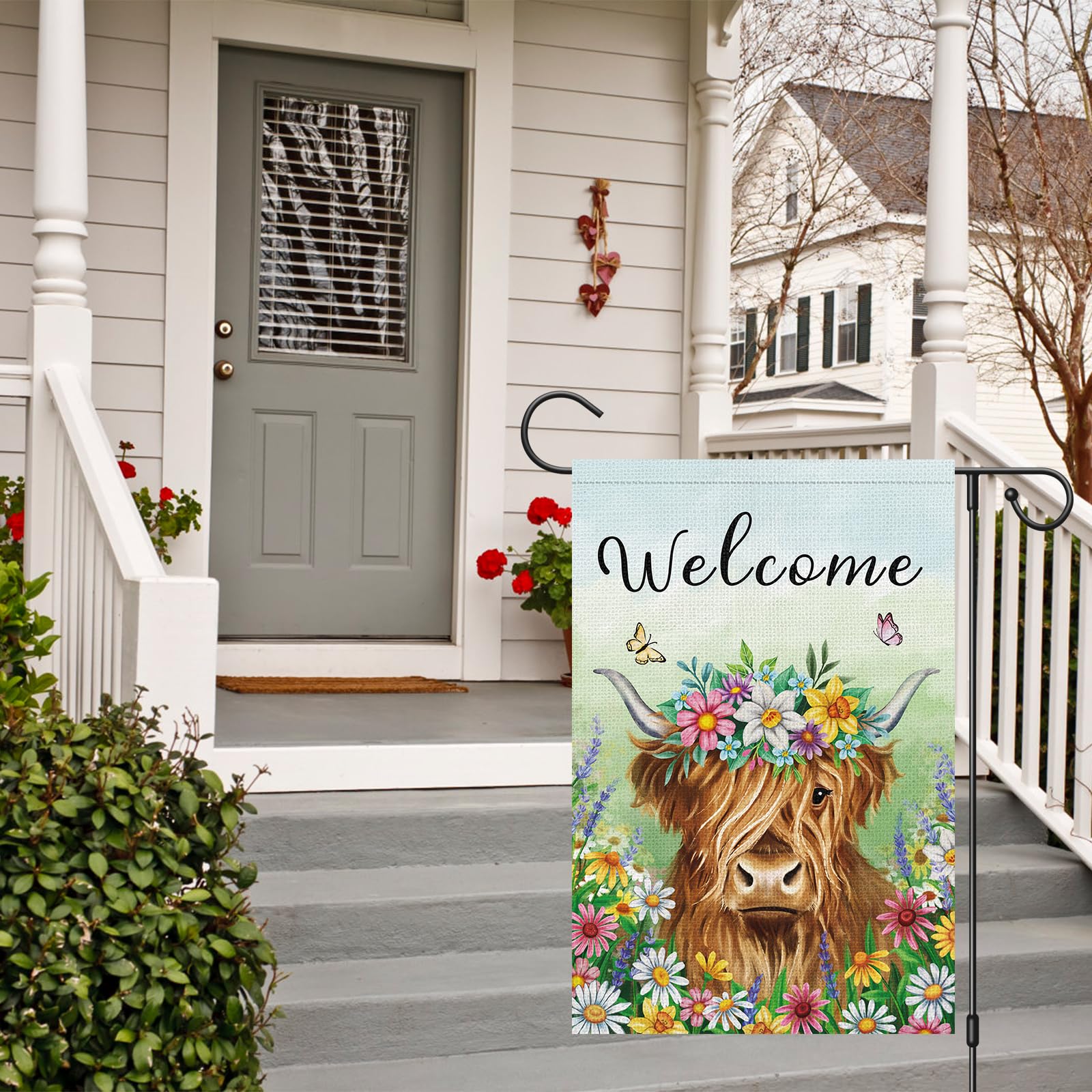 Wodison 12x18-inch flag fits standard flag stands for easy display.