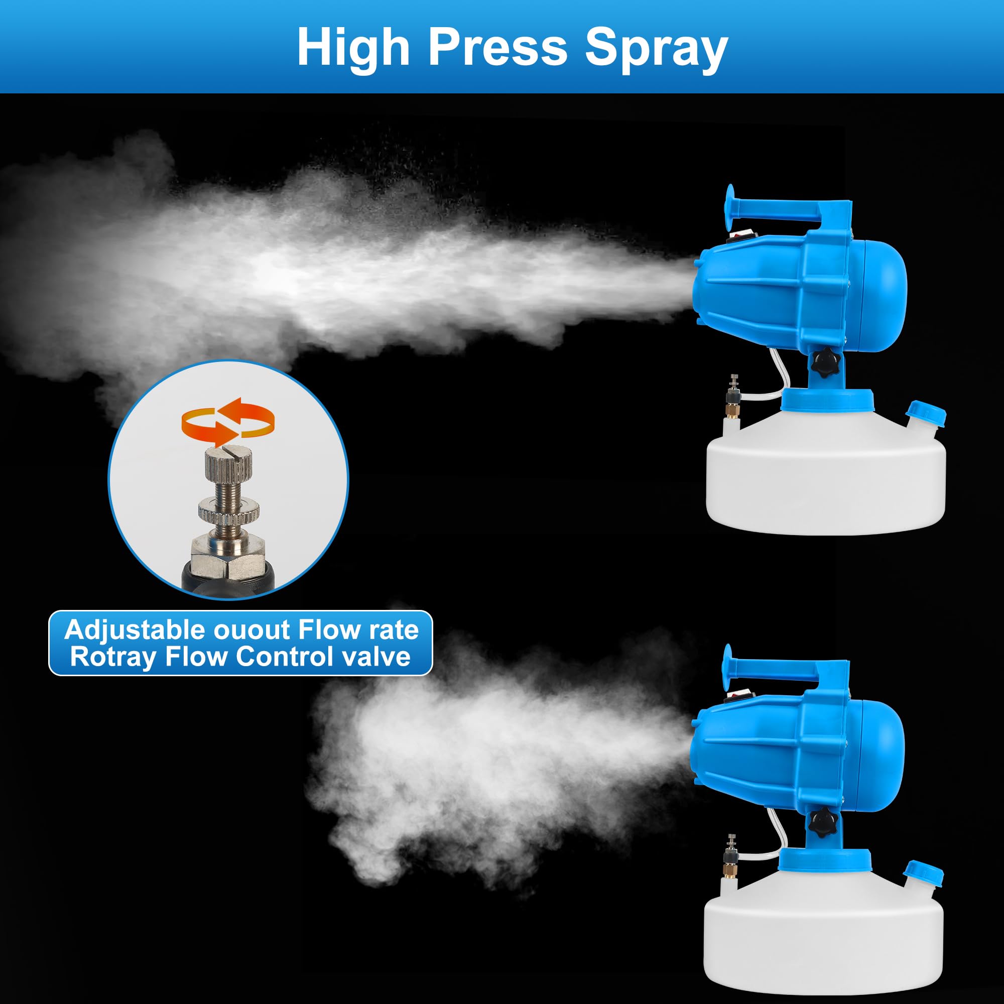 WOEden 5L fogger ideal for surface treatment, deodorizing, lawn care, and odor control.