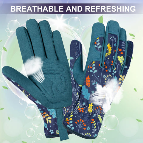 WOHEER gloves back panel breathable fabric keeps hands cool.