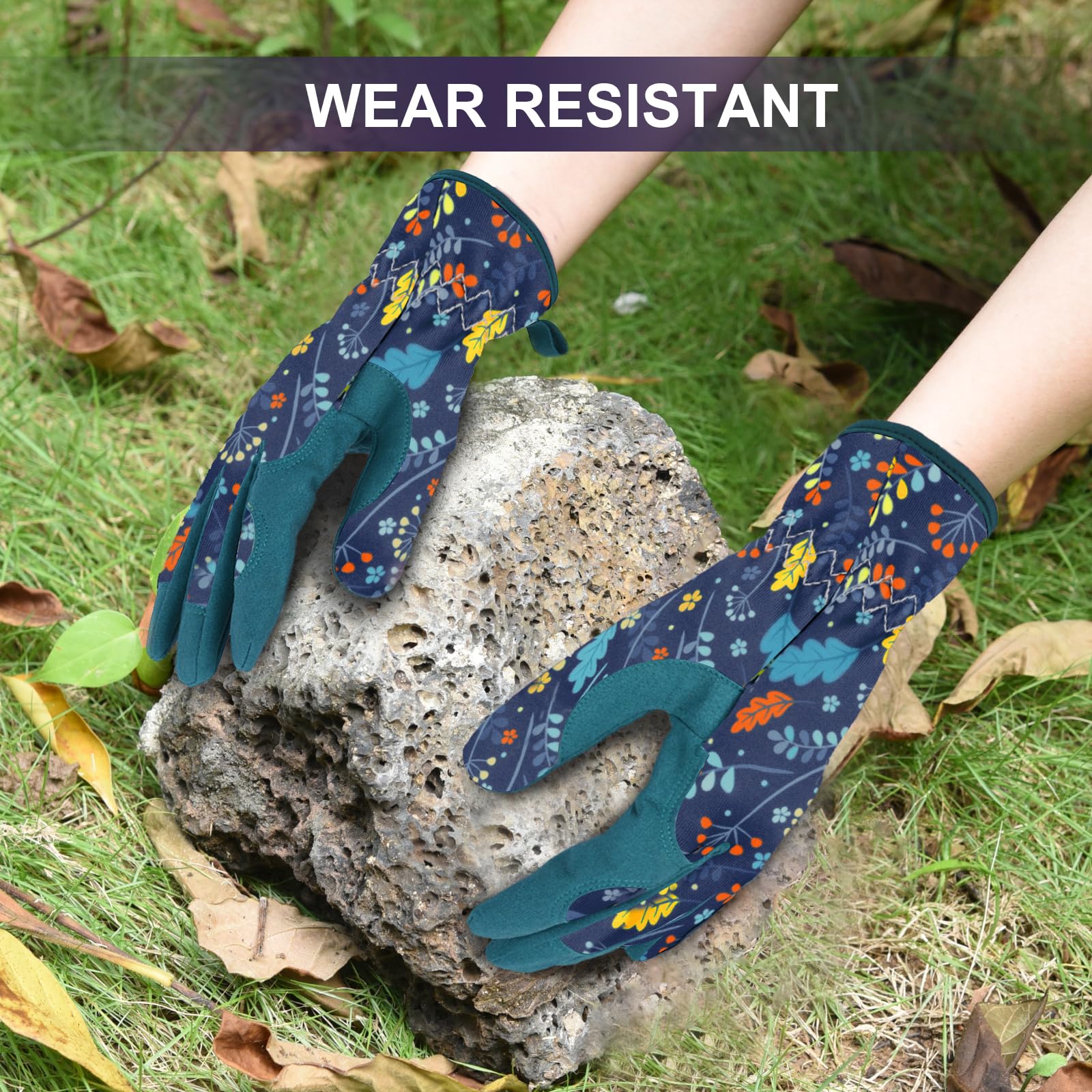 Elastic wrist cuff on WOHEER gloves prevents debris from entering.