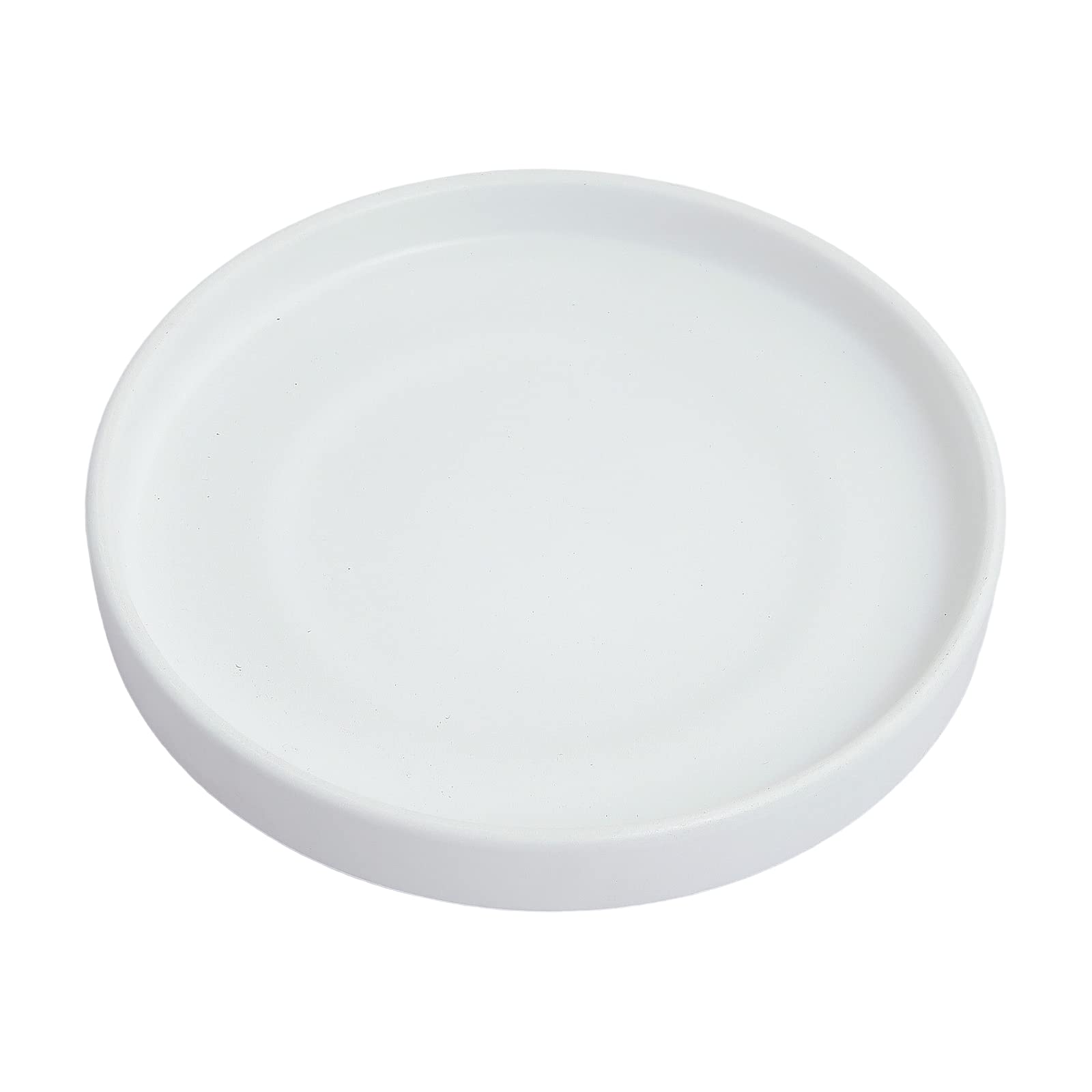 Woiida 15inch ceramic saucer with outside diameter for large plant pots and drainage.