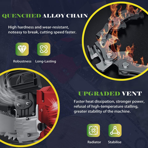 WOIZAO auto oiler system keeps bar lubrication steady