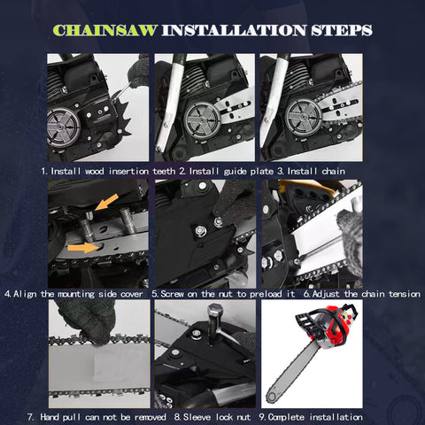 WOIZAO professional-grade chainsaw for reliable performance