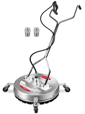 WOJET 20-inch surface cleaner with four wheels enables easy movement across large areas