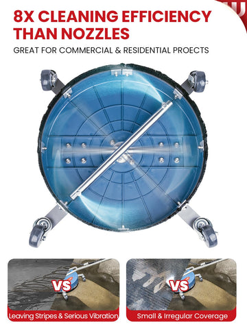WOJET 3/8-inch quick connect inlet enables fast tool swaps