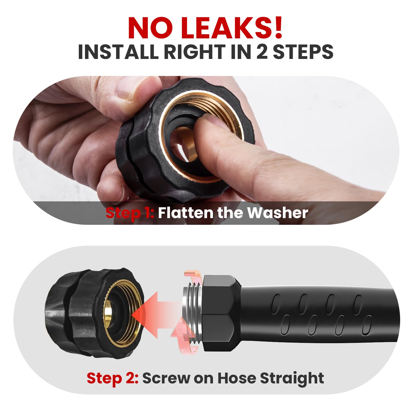 WOJET high-pressure adapter rated up to 5000 PSI