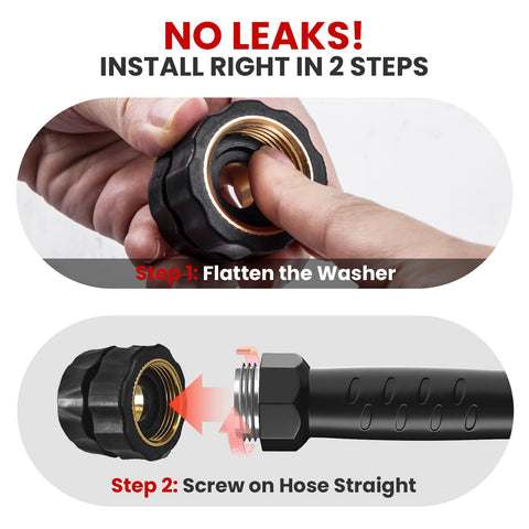 WOJET high-pressure adapter rated up to 5000 PSI