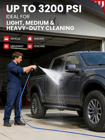 WOJET hose with M22-14mm brass fittings enables quick, leak-free connections.