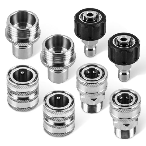 WOJET quick-connect on M22 14mm outlet enables fast setup