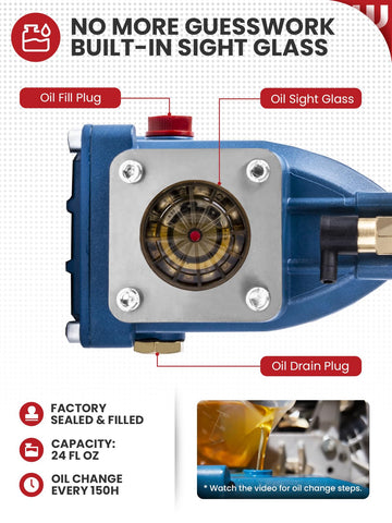 WOJET Triplex blue crankcase coating resists weather and wear