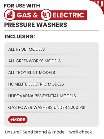 WOJET ultra-flex hose polymer reduces kinking during cleaning tasks.