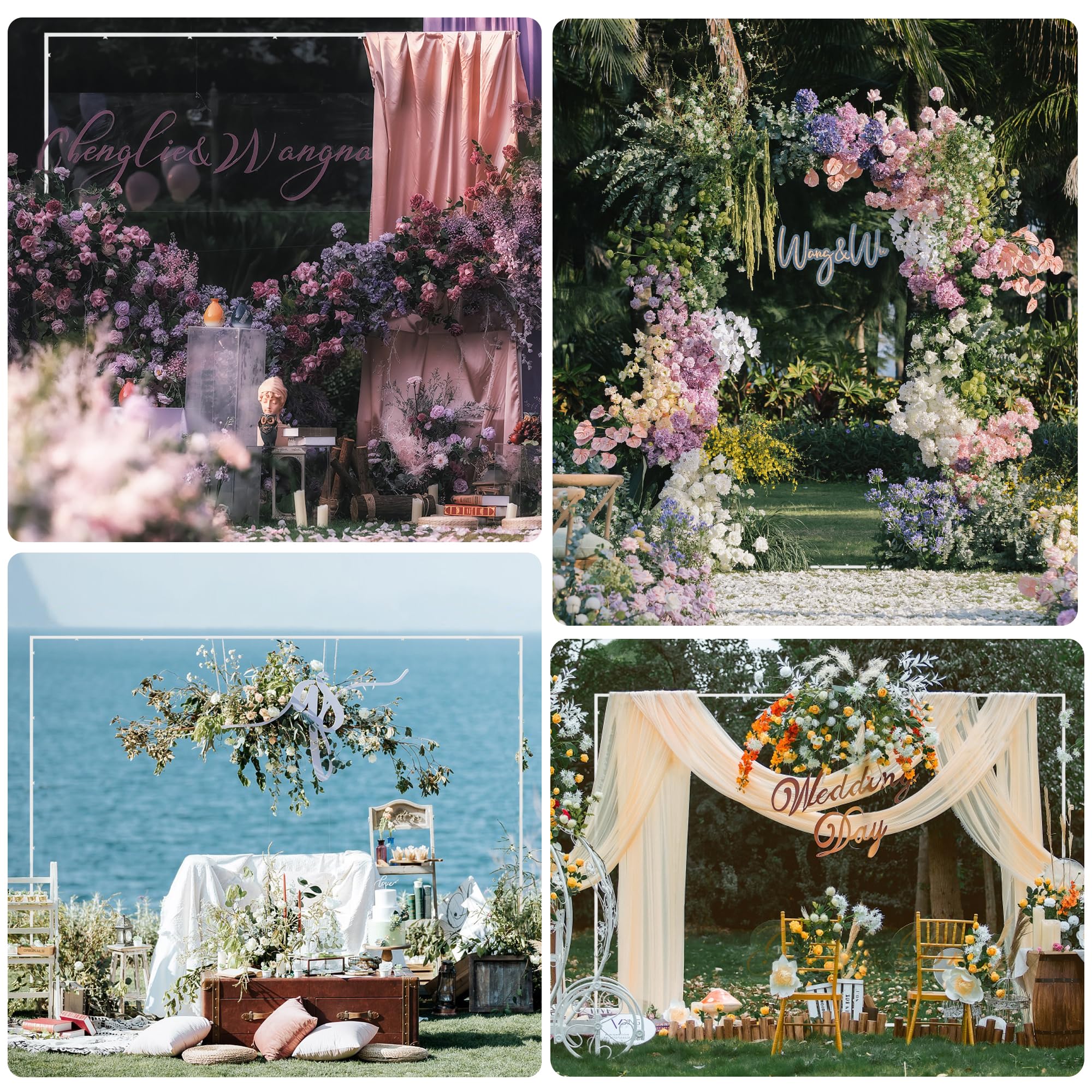 Wokceer balloon arch backdrop demonstrates versatile party focal point