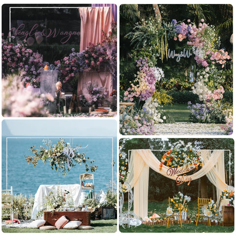 Wokceer balloon arch backdrop demonstrates versatile party focal point